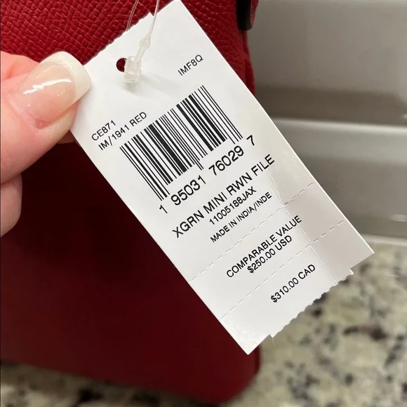 Coach Crossgrain Mini Rowan File Crossbody Bag NWT - Picture 7 of 13